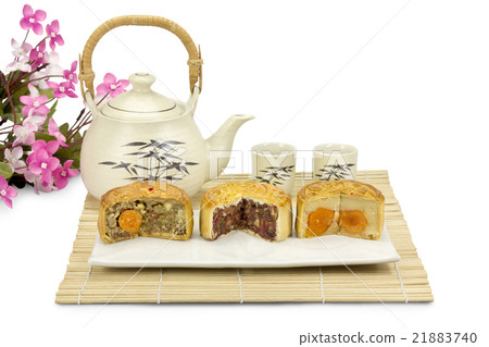 Moon cakes ,traditional chinese bakery. 21883740
