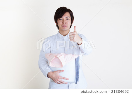 How nice! A young man doing housework How nice! A young man doing housework 21884692