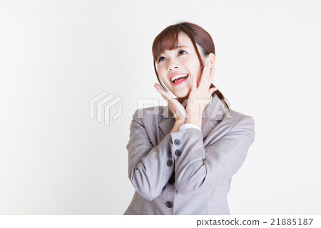 笑臉女員工靈感決議 笑臉女員工靈感決議 21885187