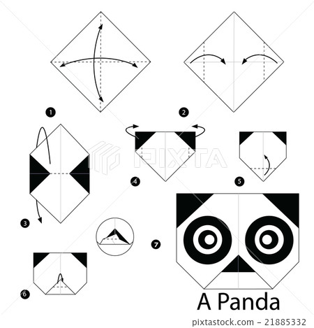 origami A Panda. 21885332