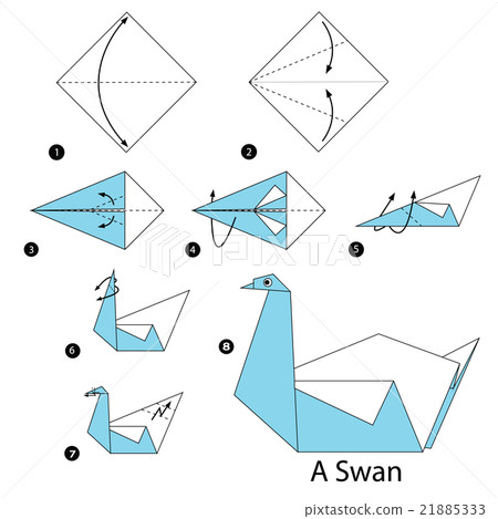 origami A Swan. origami A Swan. 21885333