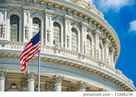 Washington DC Capitol on cloudy sky Washington DC Capitol on cloudy sky 21886256