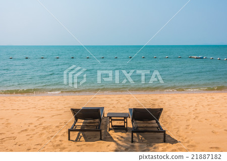 Chair on the beach Chair on the beach 21887182