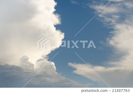 Clouds and blue sky. 21887763