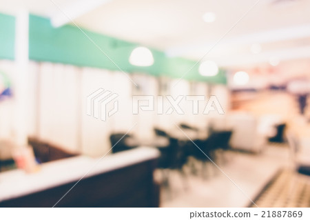 Abstract blur coffee shop interior Abstract blur coffee shop interior 21887869
