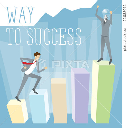 Vector Flat Business Concept - Stock Illustration [21888011] - PIXTA