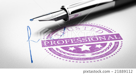 Trusted Professionnal Stamp Trusted Professionnal Stamp 21889112