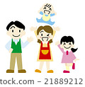 Smiley family Family Crayon touch Smiley family Family Crayon touch 21889212