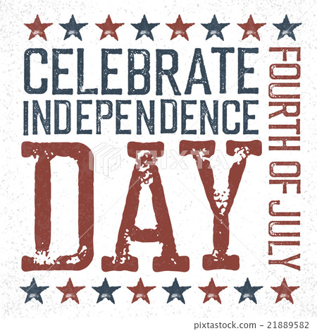 Independence Day Label for Holiday.  21889582
