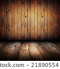 Vintage yellow wooden planks interior 21890554