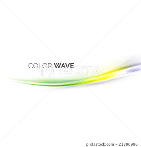 Color wave vector element - Stock Illustration [21890996] - PIXTA