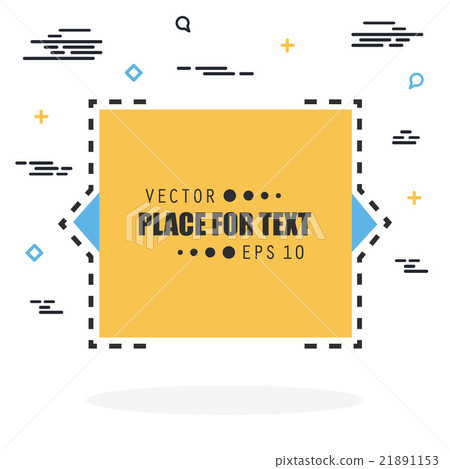 Abstract concept vector empty speech square quote Abstract concept vector empty speech square quote 21891153