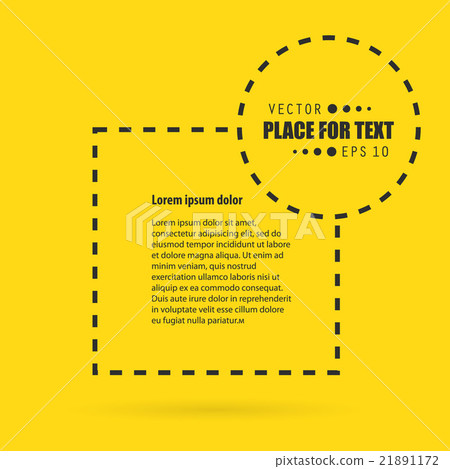 Abstract concept vector empty speech square quote - Stock Illustration ...