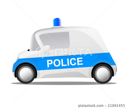 cartoon police car 21891455