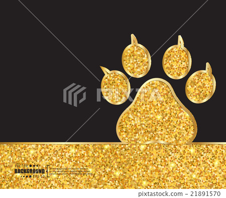 Stock Illustration: Gold vector background