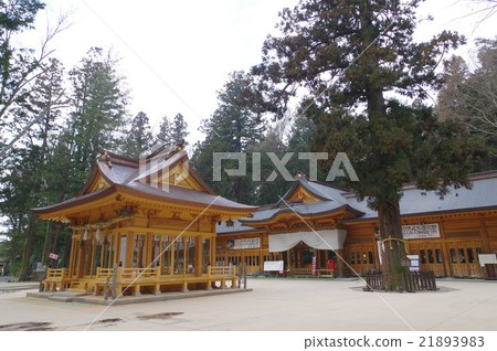 信州安曇野穗高神社的所在地洋野洋子中央旅遊地點神社海上的Azumi家族創立的神社 21893983
