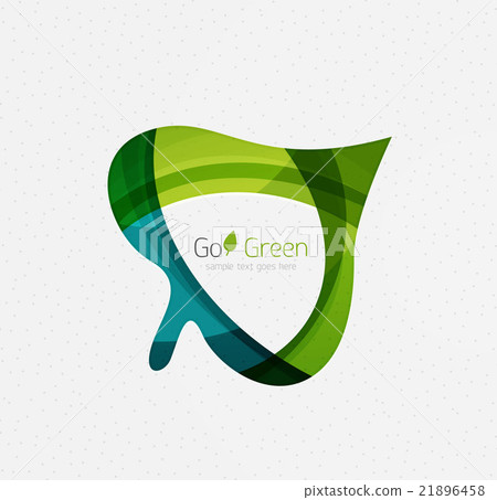 Green concept, geometric design eco leaf Green concept, geometric design eco leaf 21896458