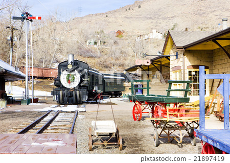 stem locomotive in Colorado Railroad Museum, USA 21897419
