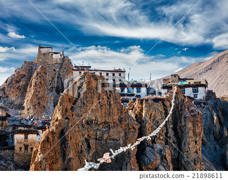 Dhankar gompa Tibetan Buddhist monastery and 21898611