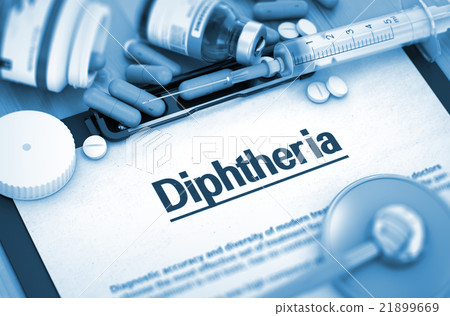 Diphtheria. Medical Concept. 21899669