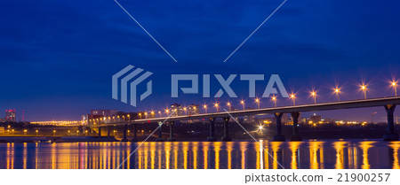 Lights of the city at night 21900257