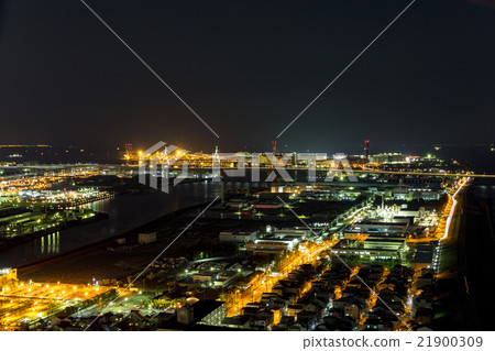 Konohana病區海灣區夜視圖 21900309