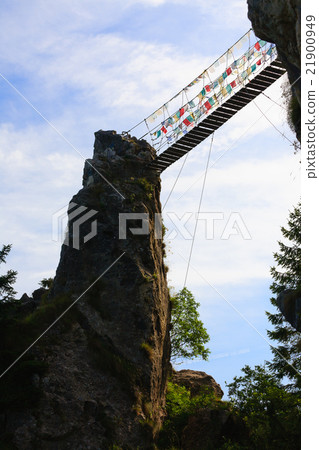 Tibetan bridge Tibetan bridge 21900949