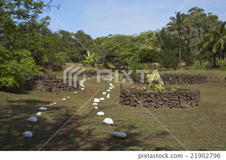 Footpath on Easter Island Footpath on Easter Island 21902796