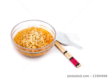 Bowl of convenient but unhealthy instant noodle Bowl of convenient but unhealthy instant noodle 21904886