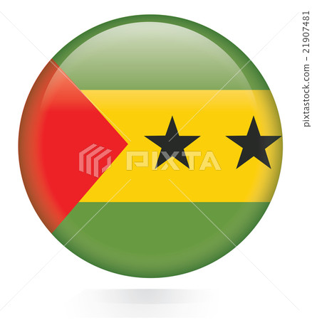 Sao Tome and Principe Flag button Sao Tome and Principe Flag button 21907481