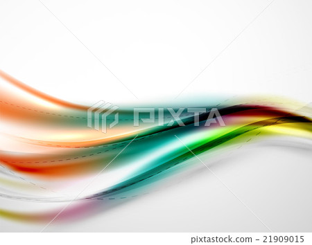 Smooth raibow color gradients in business wave Smooth raibow color gradients in business wave 21909015