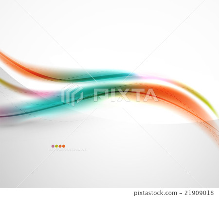 Smooth raibow color gradients in business wave Smooth raibow color gradients in business wave 21909018
