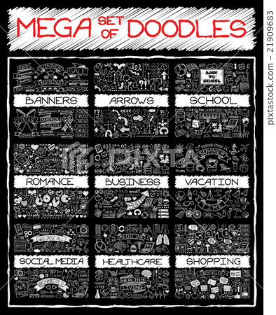 MEGA set of doodles 21909683