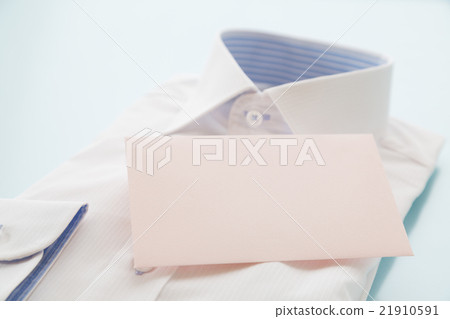 New shirt and message card blue back 21910591