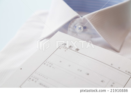 New shirt and resume business image 21910886