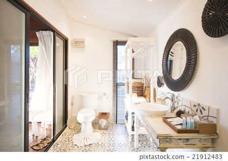interior of modern style bathroom 21912483