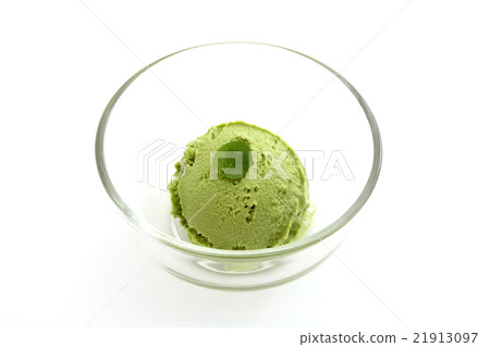 Green tea ice cream 21913097