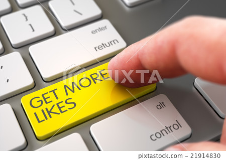 Get More Likes on Keyboard Key Concept. Get More Likes on Keyboard Key Concept. 21914830