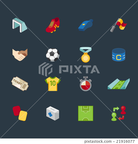 football element vector color icon set football element vector color icon set 21916077