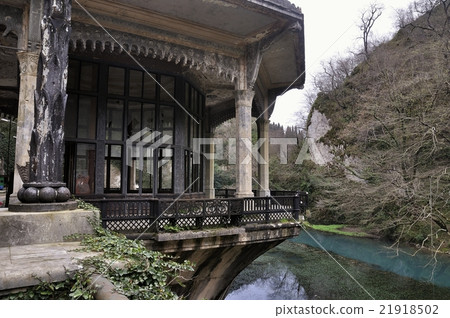 Old house railway station in New Athos Abkhazia 21918502