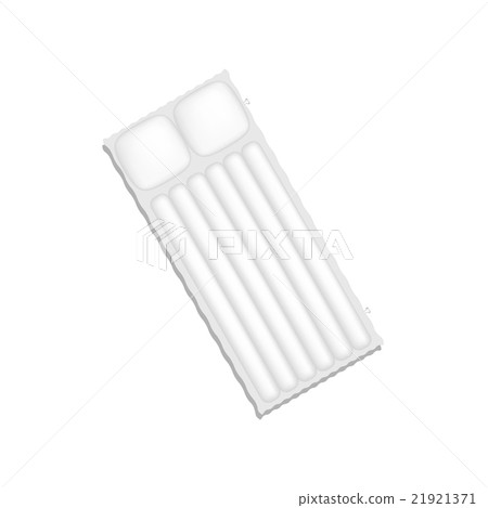 Air mattress in white design with shadow Air mattress in white design with shadow 21921371