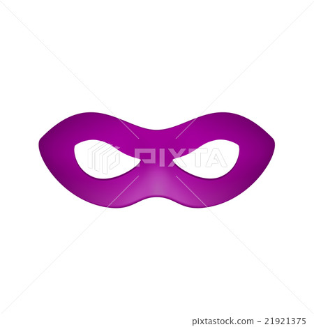 Eye mask in purple design on white background Eye mask in purple design on white background 21921375