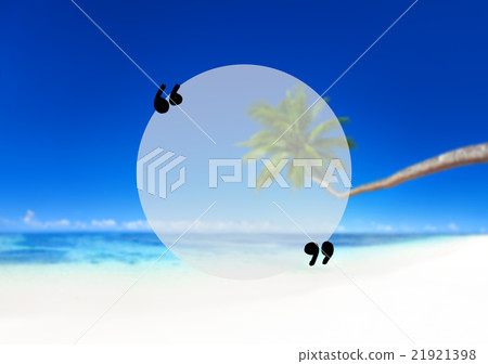 Blank Copy Space Holiday Quotation Mark Summer Concept 21921398