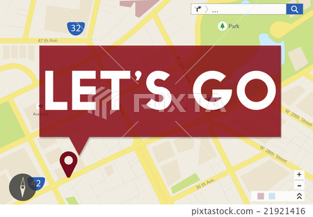 Journey Navigation Location Map Destination Concept 21921416