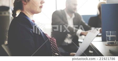 Business Team Busy Working Workplace Cocnept Business Team Busy Working Workplace Cocnept 21921786