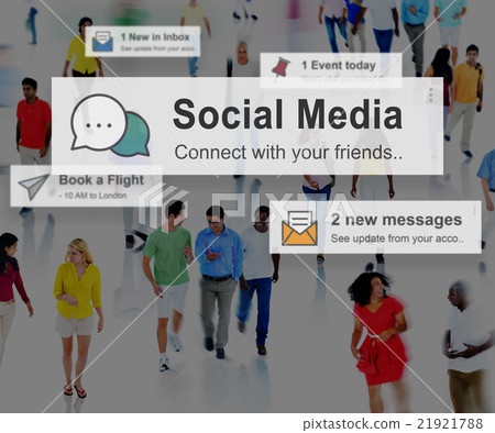 Social Media Networking Connection Communication Concept Social Media Networking Connection Communication Concept 21921788