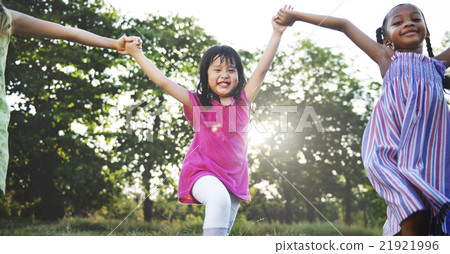 Children Friendship Togetherness Smiling Happiness Concept Children Friendship Togetherness Smiling Happiness Concept 21921996