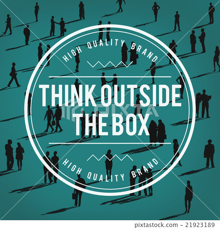 Think Outside the Box Idea Startup Creativity Innovation Concept Think Outside the Box Idea Startup Creativity Innovation Concept 21923189