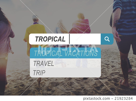 Tropical Beach Summer Sand Sea Vacation Coastline Concept 21923284