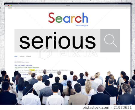 Serious Earnest Genuine Sincere Consideration Concept 21923631